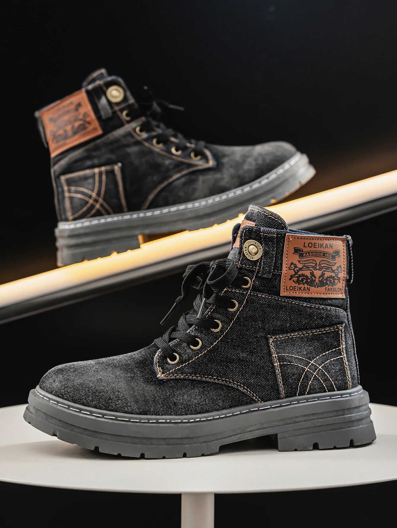 Raw Edge Boot
