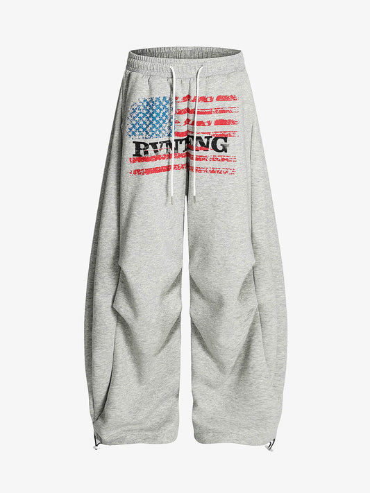 Retro Wide-Leg Pants